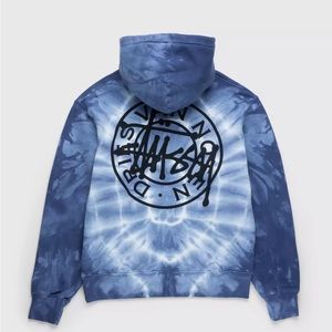 Stussy Shirts Stssy X Dries Van Noten Tie Dye Logo Hoodie